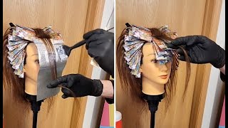 Hair Color Tutorial Quick Foiling Technique amp Tips [upl. by Vasos649]