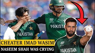 Imad Wasim Cheat Pakistan  Naseem Shah Was Crying Pak vs IND Review [upl. by Taam]