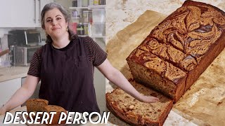 How To Make The Best Banana Bread  Dessert Person [upl. by Akimat624]