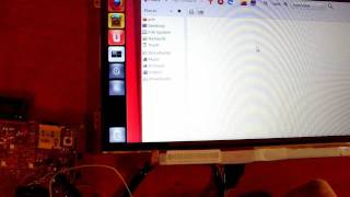 BeagleBoardXM with LVDS touchscreen LCD running Ubuntu 1104 [upl. by Cassell]