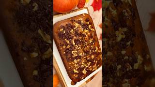 🍁🎃Pumpkin Chocolate Cake Recipe Dessert easyrecipe pumpkindessert halloweenrecipe shorts [upl. by Anyaj]