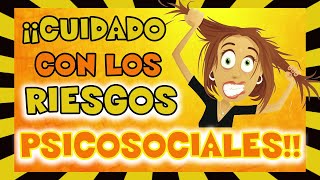 🗒 Qué son los RIESGOS PSICOSOCIALES en el trabajo 👉 Curso de Adicción al Trabajo [upl. by Thacker]