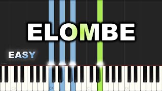 Dena Mwana  Elombe  EASY PIANO TUTORIAL BY Extreme Midi [upl. by Gaynor]