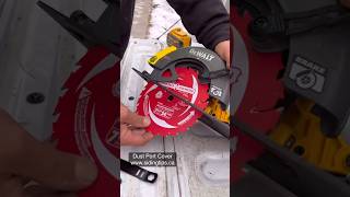 Dewalt circular saw  Flexvolt with dust port cover [upl. by Rasecoiluj608]