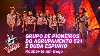 Pioneiros do Agrupamento 521 e Buba Espinho  “Roubeite um Beijo”  Final  The Voice Gerações 2023 [upl. by Tnairb]