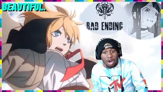 THIS WAS BEAUTIFUL WOW  Myths Bad Ending REACTION Holomyth vs Ina [upl. by Airyt]