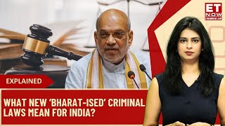 New Criminal Laws Explained India Replaces Colonial Era Laws What Do They Offer  Amit Shah [upl. by Aisila]