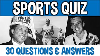 Think You Know Sports Trivia Quiz for True Sports Fans [upl. by Mita274]