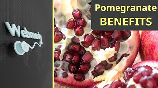 Top 6 Health Benefits of Pomegranates  Pomegranate juice  best antioxidant juice [upl. by Gilboa105]