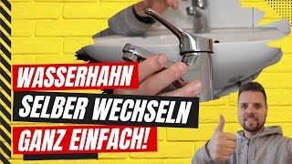 Wasserhahn demontieren und tauschen ohne Handwerker [upl. by Ylera]