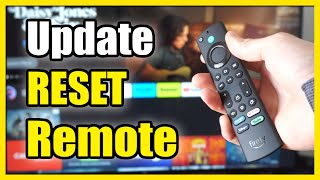 How to Update and RESET your Amazon FIRE TV Remote Fast Method [upl. by Hserus]