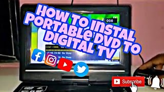 How To Instal Portable DVD To Digital TV [upl. by Gyasi849]