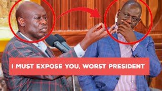 quotHata Ujaribu Kuniua I Must Expose Youquot Former DP Gachagua Says [upl. by Acus]