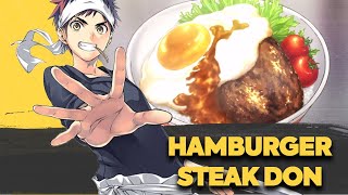 How to Make Hamburger Steak Don by Yukihira Soma  Food Wars Shokugeki no Soma [upl. by Ainahtan832]