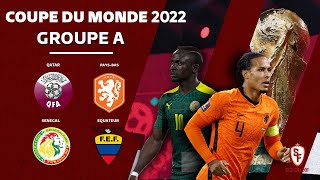 🏆 Coupe du Monde 2022  Groupe A  PaysBas Qatar Equateur et Sénégal [upl. by Ainitsirk]