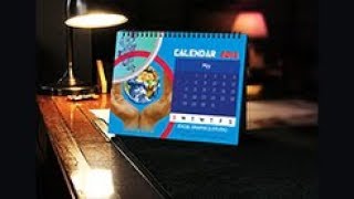 HOW TO CREATE DESK CALENDAR IN CORELDRAW 2018 [upl. by Anomar169]