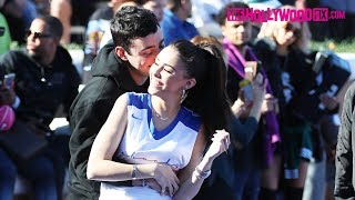 Madison Beer Plays In The Chacha The Wave Vs Jamie Foxx Celebrity Basketball Game 21718 [upl. by Ronen]