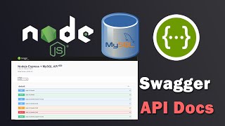 Node ExpressJS MySQL  Automatically Generating Swagger API Docs [upl. by Chansoo]