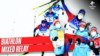 Biathlon  Full Replay  Mixed Relay  Beijing2022 [upl. by Emelin]