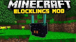 Minecraft BLOCKLINGS MOD Mod Showcase [upl. by Shanie594]