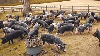 729 Million Pigs Are Raised This Way By American Farmers  Farming Documentary [upl. by Marcie]