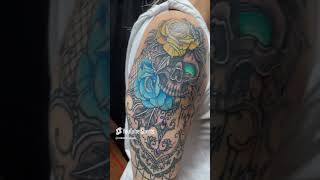 Another Client Another Story  Tattoo Reveal ytshorts tattoo art tattooartist tattooart [upl. by Nivra]