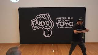 Australian National Yoyo Championships 1A Div 12th Skip Mitton [upl. by Adnuhsar]