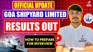 Strategy To Crack GOA SHIPYARD LIMITED MT Interview I Full detailed Step by Step Procedure I [upl. by Brass]