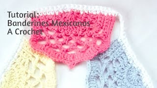 Banderines a crochet mexicanos crochet México easycrochet [upl. by Perkins]