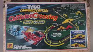 VINTAGE TYCO COMMAND CONTROL NITE GLOW 1980 HO SCALE SLOTLESS NEW IN BOX SET UP AND TEST [upl. by Corbet]