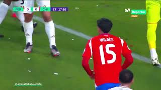 PERÚ vs CHILE OTRA VEZ APARECIÓ CÁCEDA TRAS REMATE DE ARAVENA  CLASIFICATORIAS 2026 🇵🇪⚽🇨🇱 [upl. by Manvel]