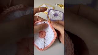 Very Easy Crochet ideas for Beginners⚡️How to Crochet Granny Square Motif ⚡️😇 Puffy Stitch Blanket [upl. by Hillery]