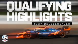 Qualifying Highlights  2024 HyVee INDYCAR Race Weekend at Iowa  INDYCAR [upl. by Gesner]