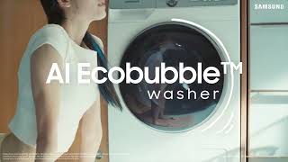 AI Ecobbuble Technology  Samsung Washing Machine [upl. by Hamforrd918]