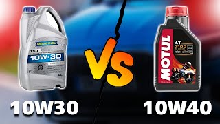 10w30 vs 10w40 Oil – What’s the Difference Which is Better for Your Car [upl. by Kurys]