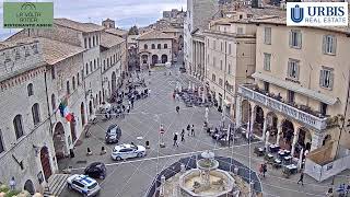 Assisi Live Webcam Piazza del Comune [upl. by Fee]