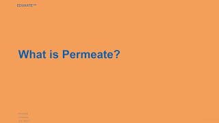 What is Permeate [upl. by Mireielle575]