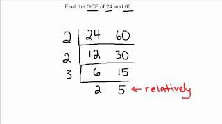 GCF with 2 Numbers [upl. by Eidas]