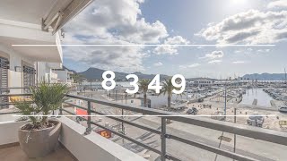 For Sale Seafront Duplex Apartment in Puerto Pollensa Mallorca [upl. by Ayatnwahs510]