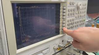 Measuring a ferrite core using an impedance analyser [upl. by Anelrats]