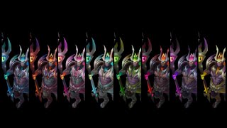 All Nightbringer Jarvan IV Chromas  League of Legends [upl. by Eenad456]