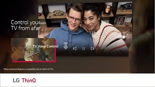 LG ThinQ App  Voice Command [upl. by Athena]