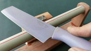 How To Sharpen a Knife To Razor Sharp [upl. by Ermengarde]