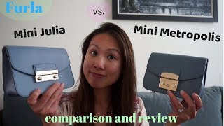 Furla Mini Metropolis vs Mini Julia comparison [upl. by Reagen]