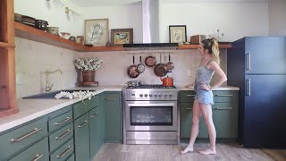 DIY Small Kitchen Remodel  Before and After Kitchen Makeover [upl. by Airamas753]