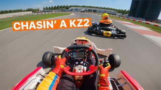 KZ2 vs ROK SHIFTER karting chase at Cremona Circuit🔥 [upl. by Dahle]