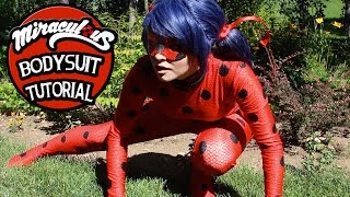 Miraculous Ladybug Cosplay Suit Tutorial  How to Texture Spandex [upl. by Llenod]