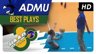 UAAP 80 WV Dani Ravenas onehanded save leads to a killblock for Ateneo  ADMU  Best Plays [upl. by Che]