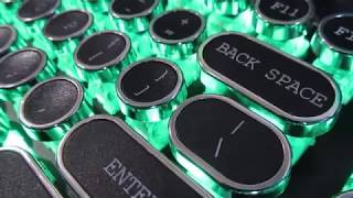 Dotech Typewriter Mechanical Keyboard RGB Version Review [upl. by Birdie542]