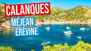 CALANQUES of MEJEAN and lEREVINE MARSEILLE FRANCE 4K [upl. by Porty431]